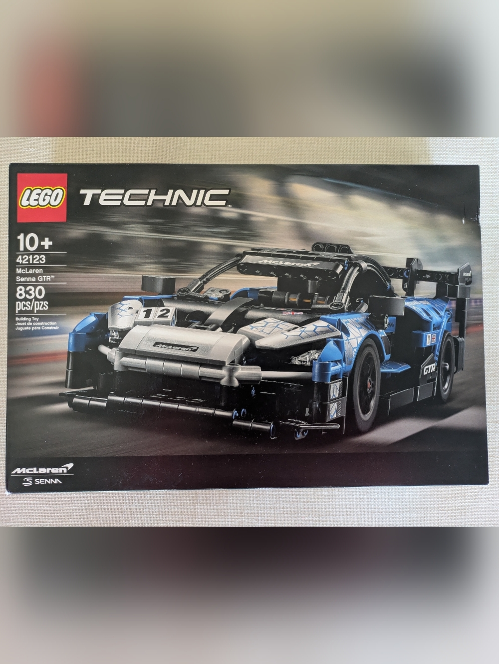 LEGO 42123 Technic McLaren Senna GTR - Blue, Black & Silver - Retired Set